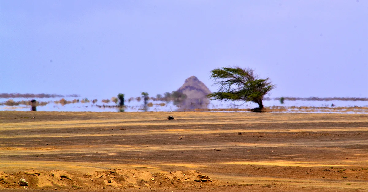 Fata Morgana mirage at Terra Boa