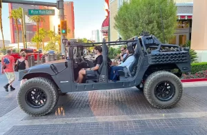 Las Vegas Strip Sightseeing by Military Humvee