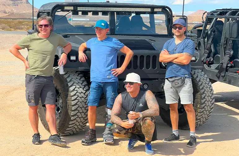 Military Hummer Tour Seven Magic Mountains Las Vegas