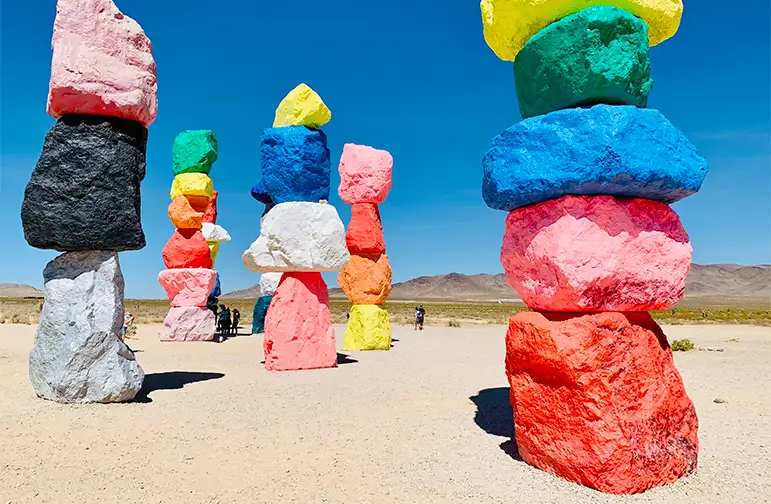 Seven Magic Mountains Las Vegas Nevada