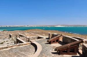 Fortress Duque de Bracanca on Djeu Island Boa Vista
